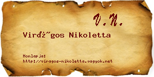 Virágos Nikoletta névjegykártya